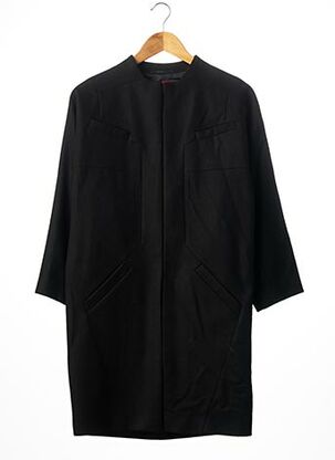 Manteau long noir HUGO BOSS pour femme