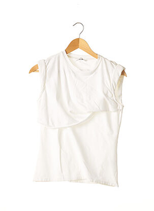 T-shirt manches courtes blanc CARVEN pour femme