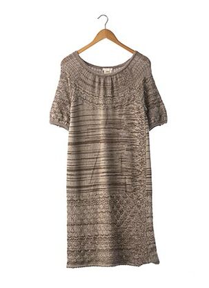 Robe pull gris #OOTD pour femme