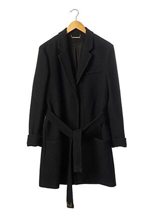 Manteau long noir DIANE VON FURSTENBERG pour femme
