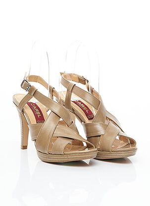 Sandales/Nu pieds beige CAREL PARIS pour femme