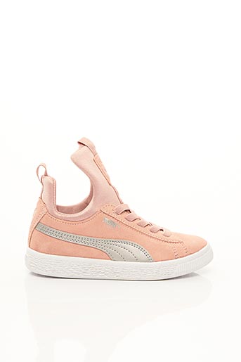 Baskets rose PUMA pour fille