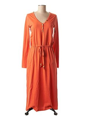 Robe longue orange RAGWEAR pour femme