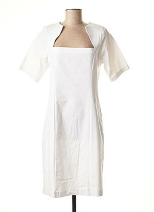 Robe mi-longue blanc EDMOND BOUBLIL pour femme