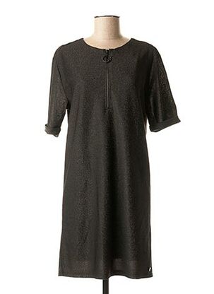 Robe mi-longue noir TEDDY SMITH pour femme