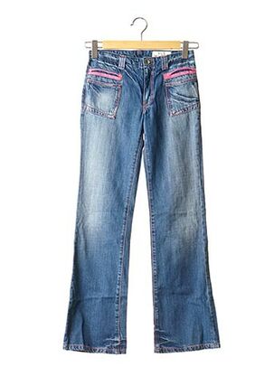 Jeans coupe droite bleu TEDDY SMITH INDUSTRY pour fille