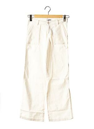 Pantalon chic blanc TEDDY SMITH INDUSTRY pour fille