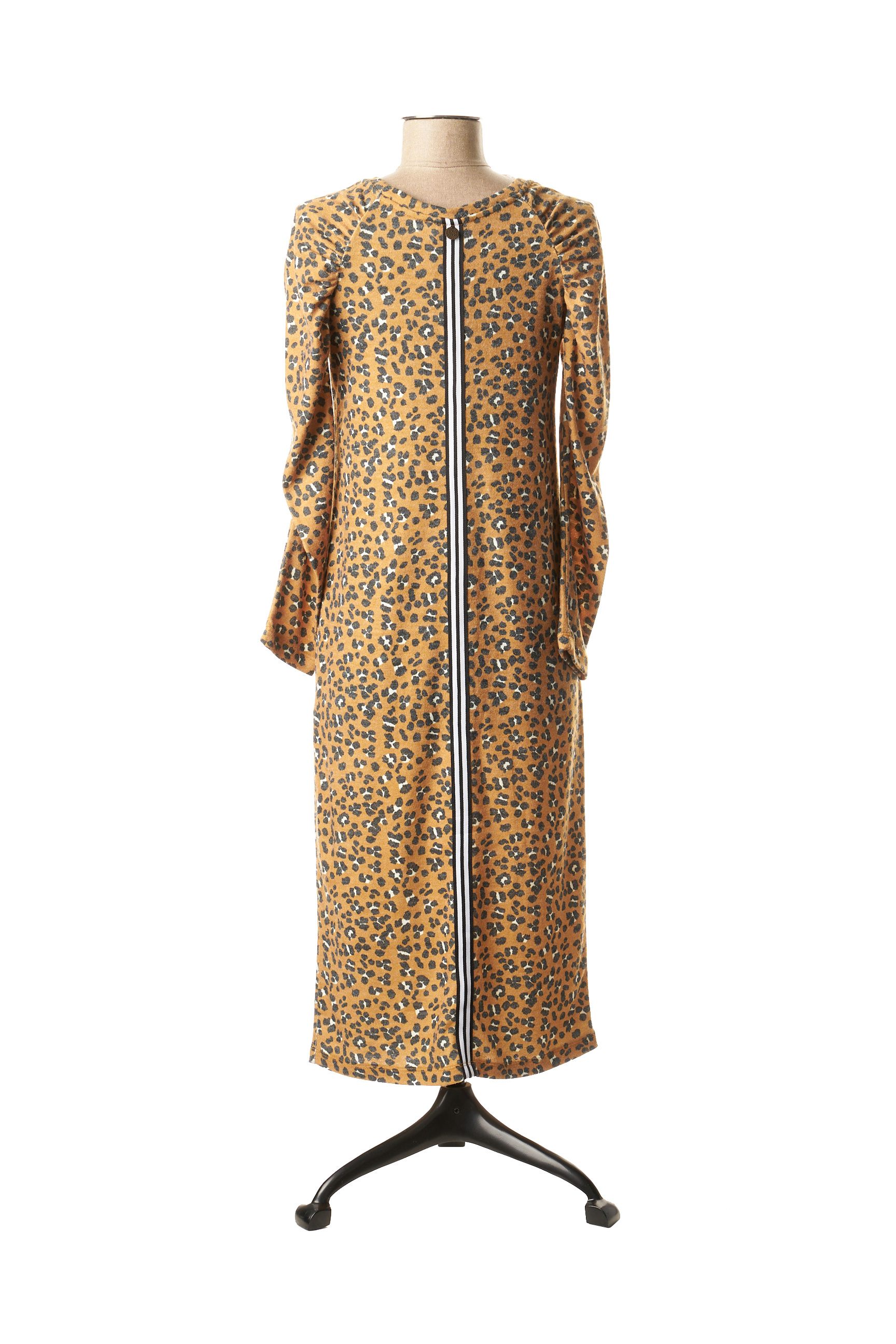 robe longue jaune femme