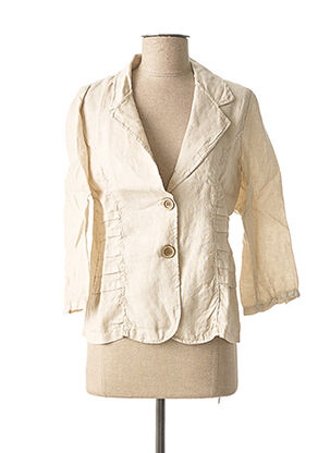 Blazer beige MADE IN ITALY pour femme