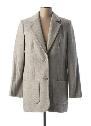 Manteau long gris BEST CONNECTIONS pour femme