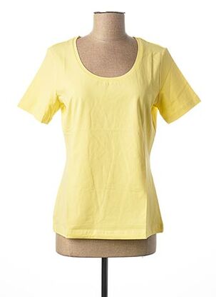 T-shirt manches courtes jaune HEINE pour femme