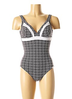 maillot de bain 1 piece LISE CHARMEL BLANC tressé T2