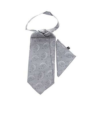 Cravate gris TOUCHE FINALE pour homme
