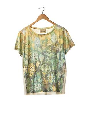 T-shirt manches courtes vert CÔTÉ LAC pour femme