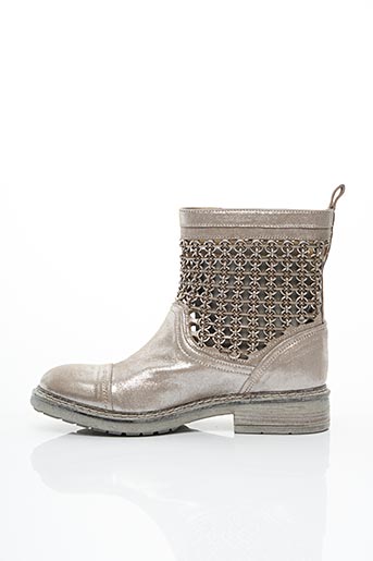 boots grises femme