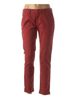 Pantalon casual rouge REIKO pour femme