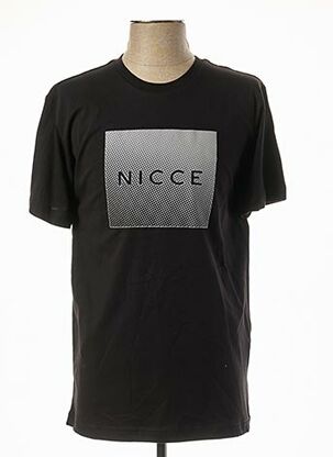 T-shirt manches courtes noir NICCE pour homme