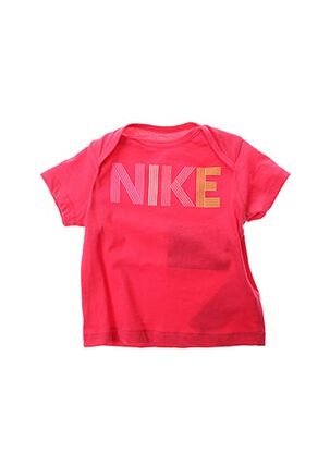 T-shirt manches courtes rouge NIKE pour enfant