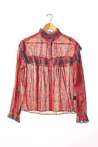 Isabel Marant Chemisiers Femme De Couleur Rouge En Occasion 1594210-rouge0  - Modz
