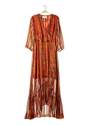Robe longue orange BA&SH pour femme