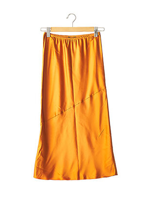 Jupe longue orange CARLAG. pour femme