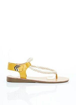 Sandales/Nu pieds jaune DAY-VINE pour femme