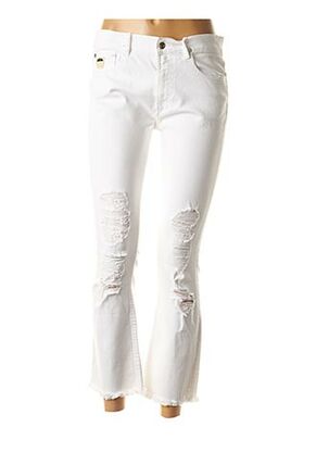 Jeans bootcut blanc APRIL 77 pour femme