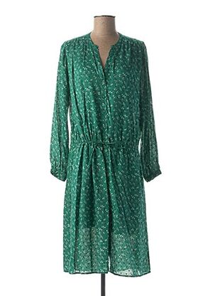 Robe mi-longue vert SWILDENS pour femme