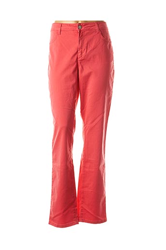 Pantalon casual rouge PIERRE CARDIN pour femme