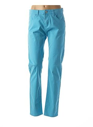 Pantalon casual bleu AU PETIT LOUVRE pour femme