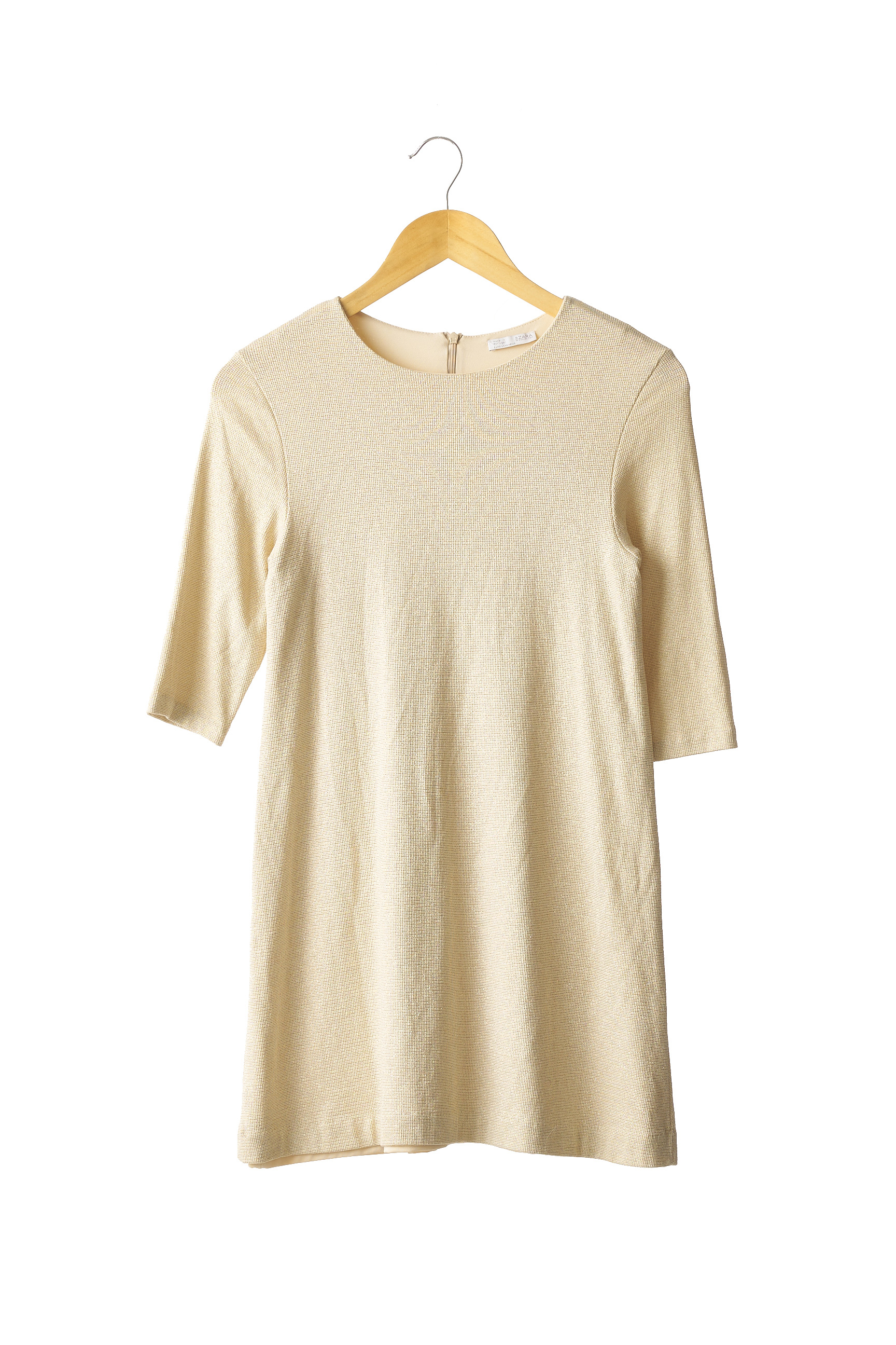 robe beige zara