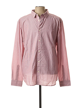 Chemise manches longues rose SELECTED pour homme