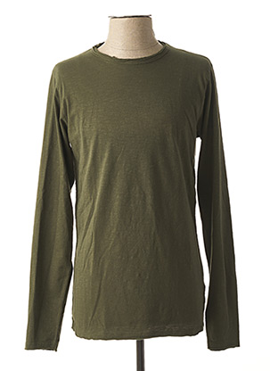 T-shirt manches longues vert DSTREZZED pour homme