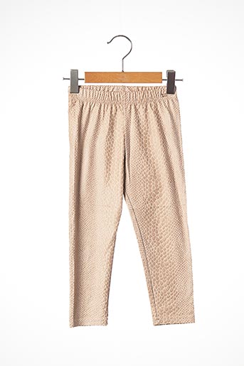 legging beige fille