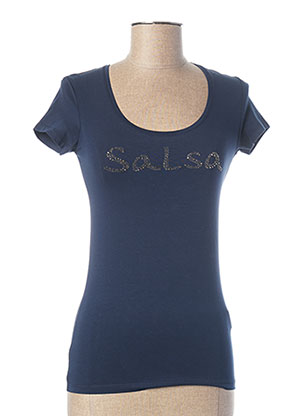 T-shirt manches courtes bleu SALSA pour femme