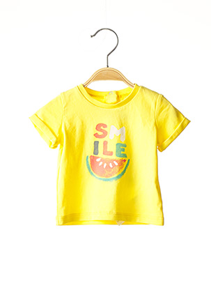 T-shirt manches courtes jaune ABSORBA pour enfant