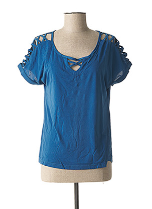 T-shirt bleu L33 pour femme