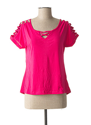 T-shirt rose L33 pour femme