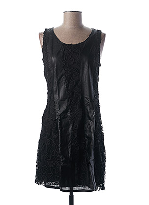 Robe mi-longue noir L33 pour femme