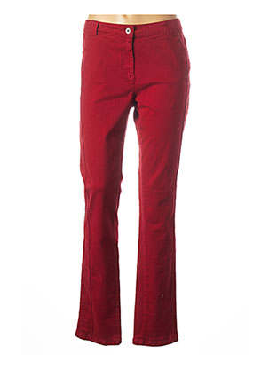 Pantalon casual rouge TERRE DE FÉES pour femme