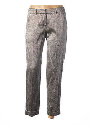 Pantalon droit gris TEENFLO pour femme