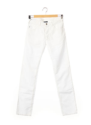 Pantalon casual blanc ARMANI pour homme