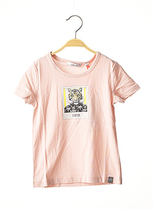 T-shirt manches courtes rose MARESE pour fille