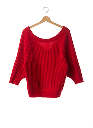 Pull col rond rouge BA&SH pour femme