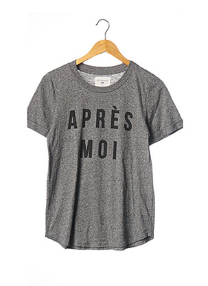 T-shirt gris SOL ANGELES pour femme