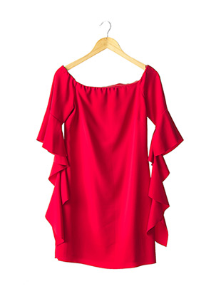 Robe courte rouge PINKO pour femme