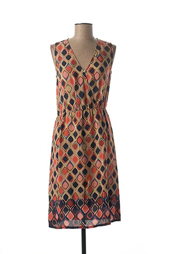 robe orange la fee maraboutee