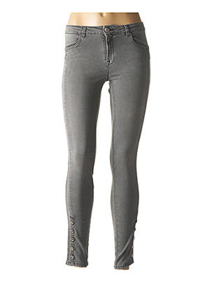 Jeans skinny gris ZAPA pour femme