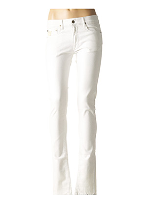 Pantalon casual beige APRIL 77 pour femme