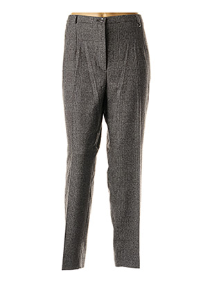 Pantalon casual gris BRUNO SAINT HILAIRE pour femme